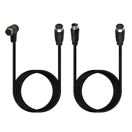 Hochwertiges S-Videokabel Mini 9Pin DIN Stecker-3m Ellenbogen 1