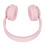 Cuffie Bluetooth per bambini con volume limitato, design pieghevole, wireless e cablato, archetto regolabile, microfono integrato, lunga durata della 3