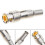Connecteur de Compression BNC à vis sur Terminal Coaxial,-10 4