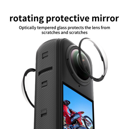 Protections d'objectif de-X4 protecteurs en plastique 1