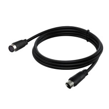 Câble vidéo Mini DIN 9 broches mâle à femelle S-3m tête droite