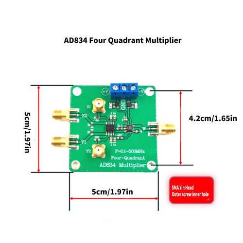 Module de fréquence multiplicateur AD834 à 4 quadrants pour 2