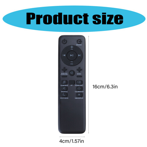 Télécommande de remplacement pour les systèmes de barre de son 2