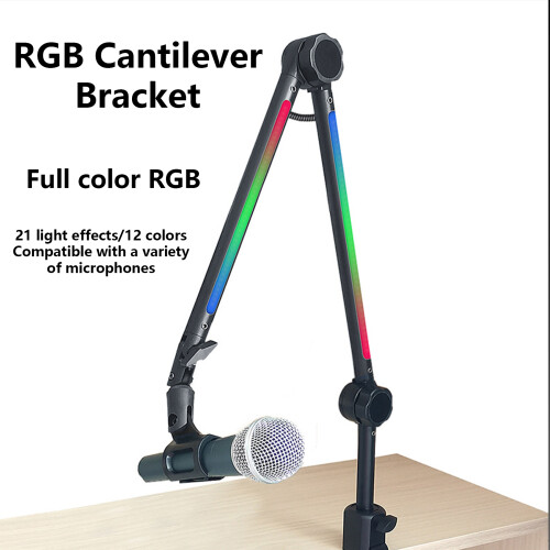 Support de bras de micro à lumière LED-Base monobloc YZ 38 2