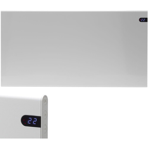 (White, 800W) Adax Neo Electric Panel Heater / Convector Radiator With Timer, Modern 1