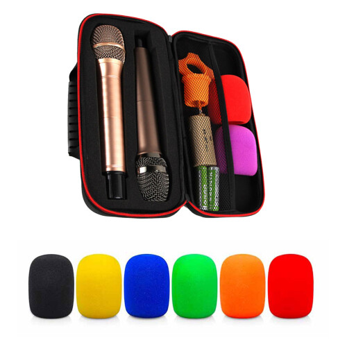 Étui de voyage pour microphone professionnel, boîte de-Jaune 2