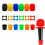 Étui de voyage pour microphone professionnel, boîte de-Jaune 6