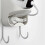 Ironing Board Hanger, Wall Mounted Holder for Laundry Room (White) 3