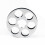 Tape Reel Nab Hub Professional Take Up Reel Replacement-Silver 1