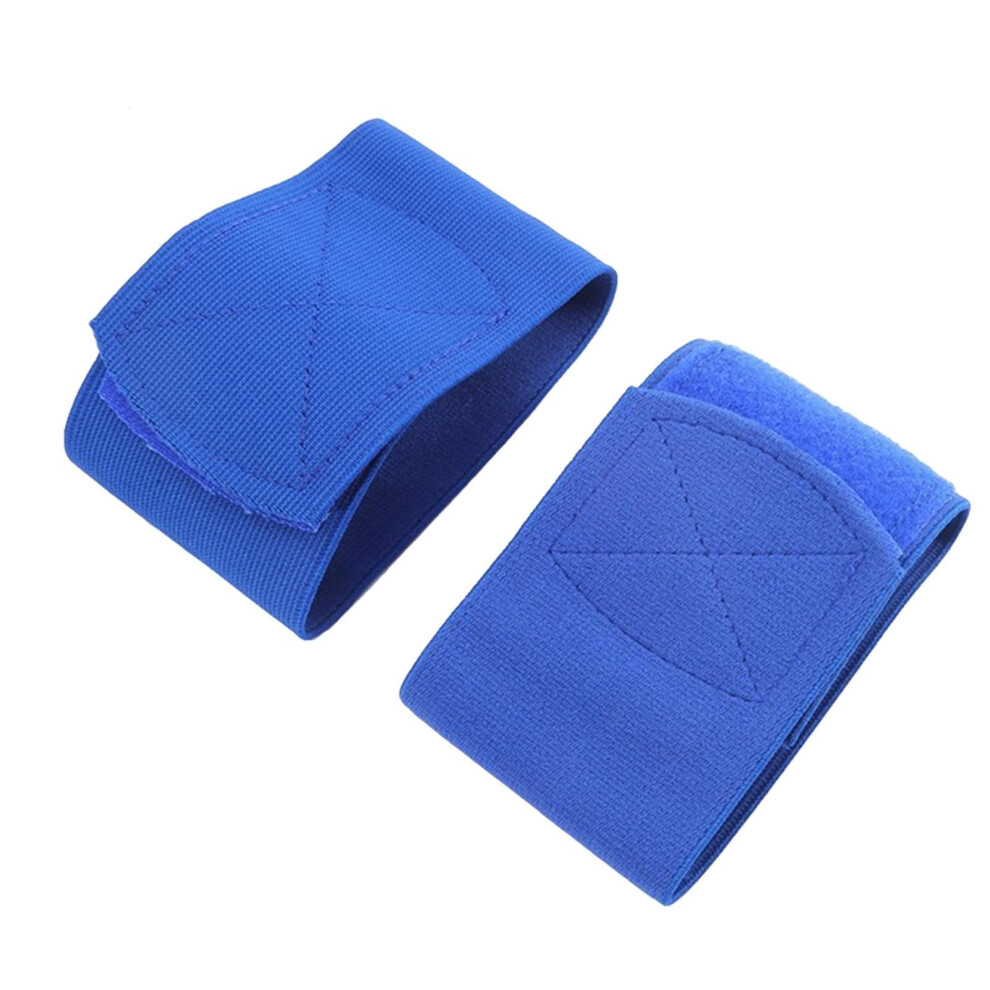Blue Ankle Brace, Ankle Brace Foot Cuff, Elastic Compression Cuff, Compression Sleeve, Versatile Foot Stabilizer For Ball Sports, Running, Hiking,