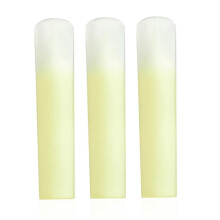 Soprano Saxophone Reed Synthetic Resin 1.5 Strength with Plastic Cover 3pcs Saxophone