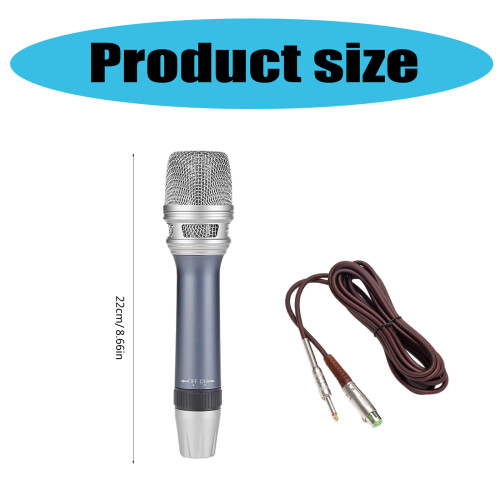 Zangmachine-microfoons met snoer voor karaoke Unidirectionele 2