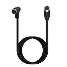 S Video 9Pin Mini DIN man-vrouw kabel voor-3m elleboog