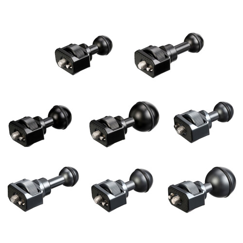 Compacte 1/4-grijs 17 mm balhoofd lang 1
