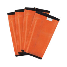 Breathable horse leg wraps for cool and comfortable riding. Breathable and flyproof horse boots are thin, orangered.
