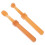 1Set Chocolade Kleurige Silicone Tandborstel En 11