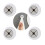 Towel Holder SelfAdhesive No Drilling for Bathroom, Kitchen (4) 1