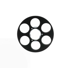 Professional Take Up Reel for SN Series Aluminum 6 Hole-Black