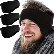 Talvifleece-korvanlämmittimet, erittäin pehmeä fleece, nopeasti kuivuva, monipuolinen pääpanta talviaktiviteetteihin, pidä korvasi lämpiminä