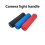 Portable Photography Light Handle Handheld LED Fill Light-Black 7