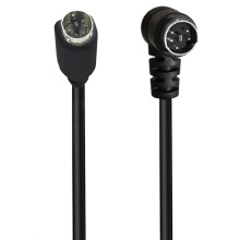 S Video 5Pin Cable Male to Male 5P-1.8 meters straight to bend