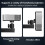 Wall Mount Foldable Holder Bracket for Projectors and Cameras 3