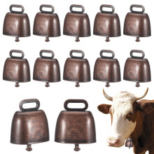 12Pièces Cloches En Métal Pour Bovins Ovins Son Durable