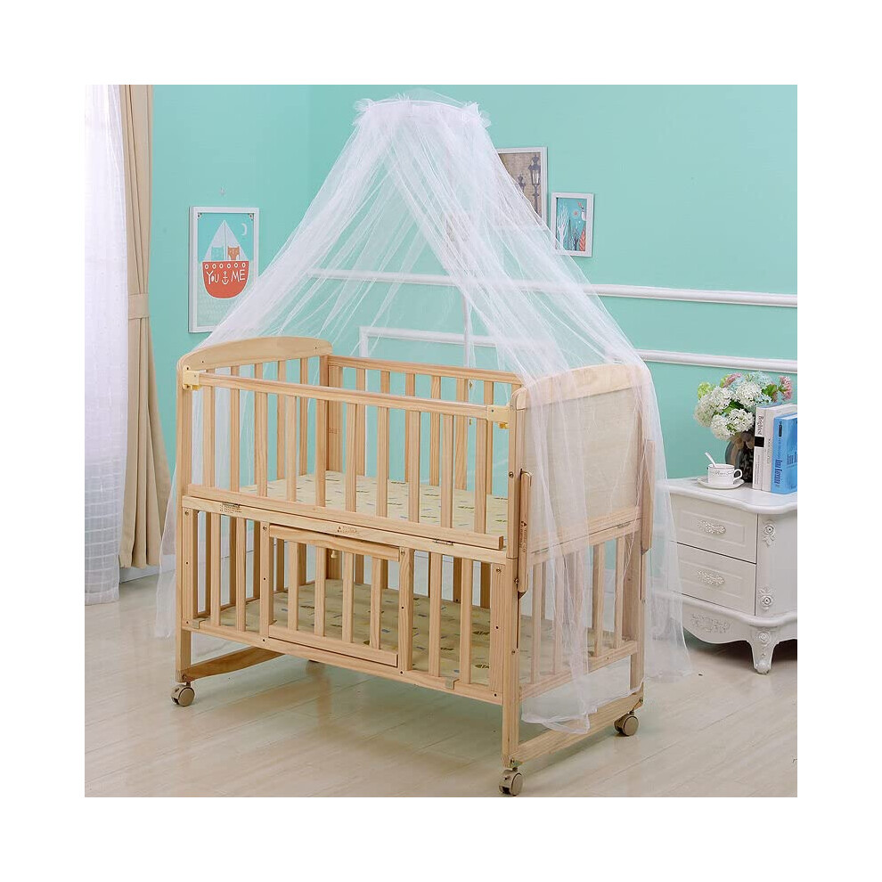 Mosquito Net, Baby Bed, Toddler Bed, Canopy, Mosquito Net, Washable, Insect Net, Pram, Crib, Insect Mesh Net For Children's Room, White