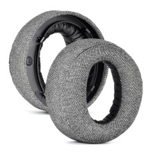 Ohrpolster-Reparaturteile für Sony PS5 Pulse3D, Komfortable Leinen-Ohrpolster mit hochdichtem Memory-Schaum, Weiche Leder-Ersatz-Ohrpolster für