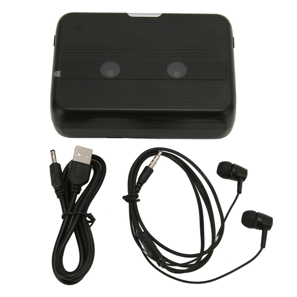 Portable Cassette Player With 3.5Mm Interface, Bluetooth Receiver And Transmitter Stereo Tape Machine With Flexible Power Options, Hifi Cassette Playe 9416038589546