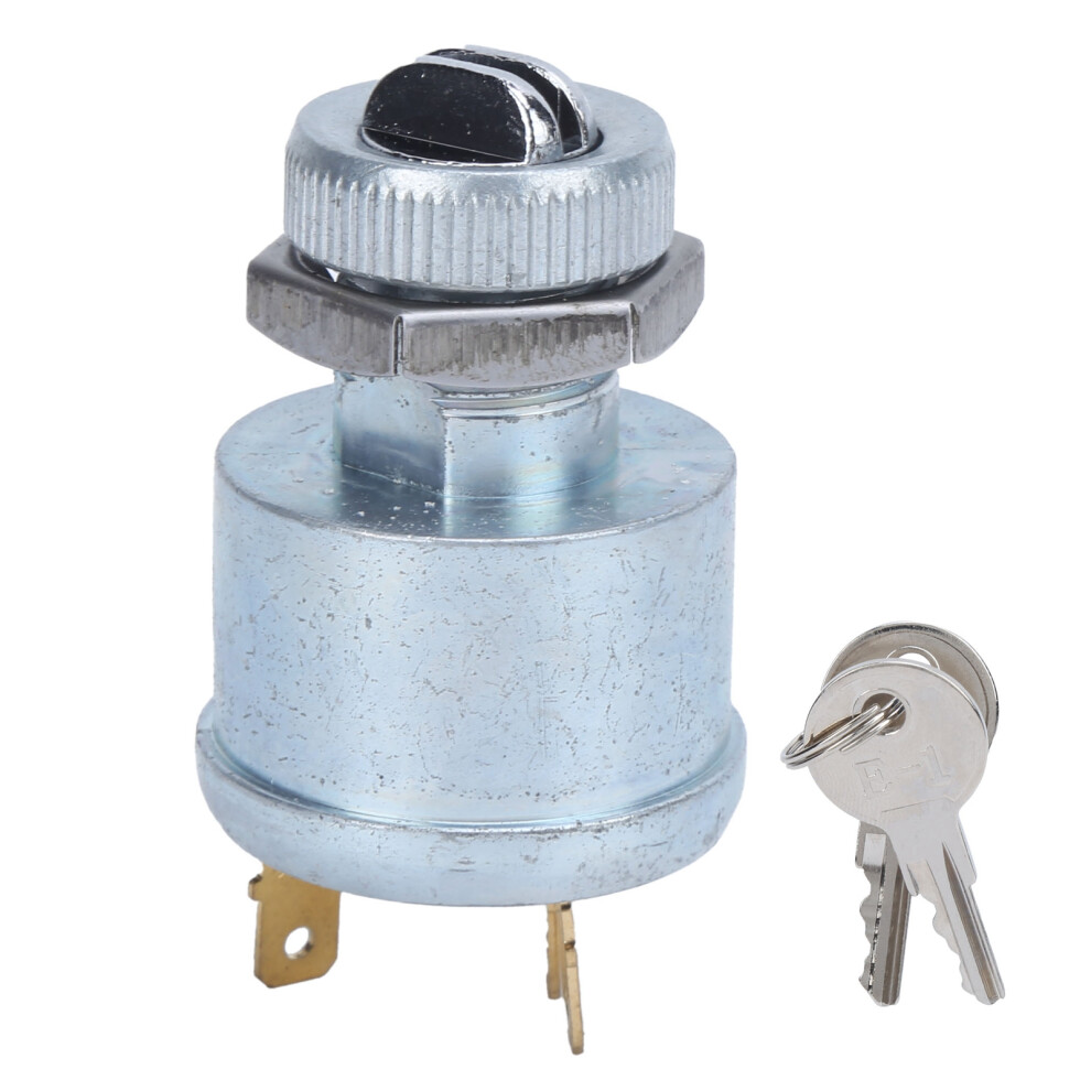 Key Switch 4 Gas Electric Vehicles, 3 Way Ignition Switch W/ Carabiner & 4 Terminals, Durable Ignition System 4 Ezgo Txt 1991ÂCurrent Featuring 9139052943360
