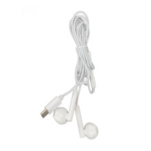 Trådbundna hörlurar USB C In-Ear-design HiFi-stereoljud med mikrofon och fjärrkontroll Ergonomisk design Brusisolering Hållbar konstruktion För
