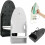 Ironing board holders wallmounted storage rack for laundry room (White) 2