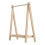 Colgador Plegable De Madera Beige Para Ropa De 1