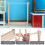 Colgador Plegable De Madera Beige Para Ropa De 6