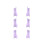 Silicone Ear Tip Sleeve In Ear Headphone Soft-Purple 1