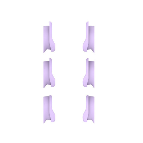 Silicone Ear Tip Sleeve In Ear Headphone Soft-Purple