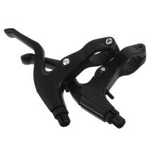 1 Pair Mountain Bike Brakes Bicycle Brake Lever Grip Replacement Hand Brakes Aluminum Alloy Black