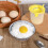 Egg separator, yolk and egg white divider  Removable manual multifunctional tool for cooking, baking, breakfast, and kitchen use. 2