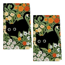 Cats Art keukendoek met hoog absorptievermogen, veilig-Patroon 4