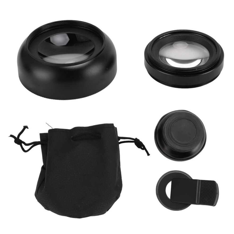 Camera Lens Kit For Smartphone Photography, Wide Angle + Macro Lens 0.45X Ultra Wide Angle 12.5X Macro Hd Lens With Multi-Layer Coating, Universal Fit 9486358087152