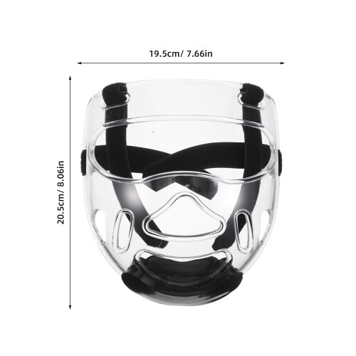 2Pcs Versatile Taekwondo Headgear with Shockproof Detachable Face Mask 1