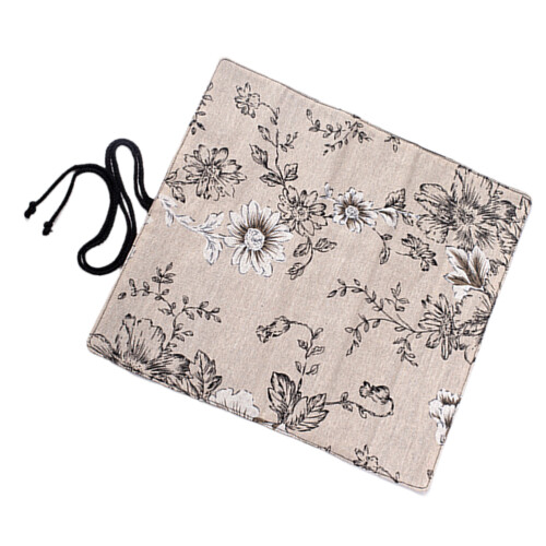 bolsa estampado peonía , 20 ranuras, lona duradera 2