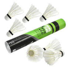 Feather Training Shuttle Balls Set, Sturdy for Backyard, Indoor and Outdoor