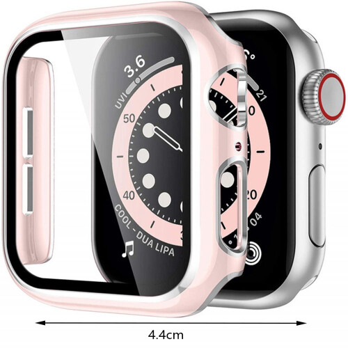 Θήκη Apple Watch 44 χιλιοστών, λεπτό προστατευτικό κάλυμμα με προστασία από 1