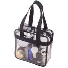 Reise-Organizer-Set für moderne Abenteurer, tragbarer Kulturbeutel mit robustem Reißverschluss, transparente Kosmetiktasche mit verstärkten