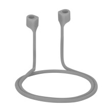 Cuerda de silicona suave para el cuello para AirPods, diseño ligero y cómodo con material TPE ecológico, correa magnética antipérdida para un