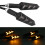 LED Lamps4Motorcycles Διαδοχικά πορτοκαλί φλας Ρευστά φώτα φλας Μοτοσικλέτα Σκούτερ 6