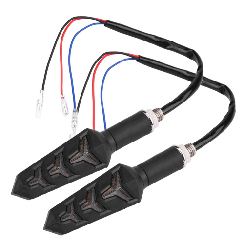LED Lamps4Motorcycles Διαδοχικά πορτοκαλί φλας Ρευστά φώτα φλας Μοτοσικλέτα Σκούτερ 2