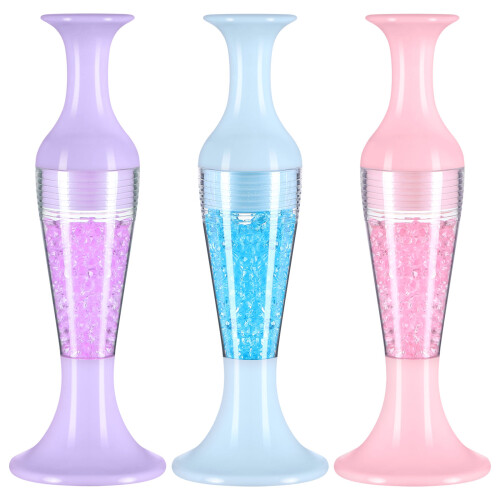 3Pcs Forma Vaso Para Colagem Unhas Flores